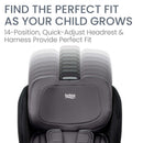 Poplar 2 in 1 Convertible Car Seat - Stone Onyx