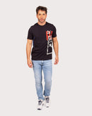 Puma Large Logo Black Tee