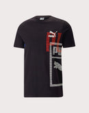 Puma Large Logo Black Tee