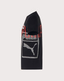 Puma Large Logo Black Tee