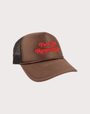 GENERAL RELATIVITY COMPANY LLC Respectfully Corded Trucker Mocha Snapback Hat