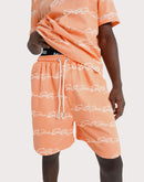 SJP DISTRIBUTION COMPANY Sixth June All-Over-Print Fleece Shorts