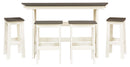 Belmar Balcony Table Bar w/ Extended Angle Top