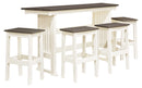 Belmar Balcony Table Counter w/ Extended Angle Top