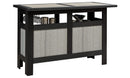 Tacoma Bar 60" Bar ht (Upper Panel Opt. Add $50)