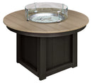 Fire Pit Cover Round Tempered Glass Grey (optional)