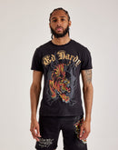 Ed Hardy Crawling Tiger Rhinestone Tee