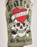 Ed Hardy Skull Fleece Shorts