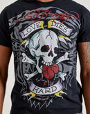 Ed Hardy Love Skull Tiger Tee