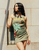 Ed Hardy Black Rose Tank Dress