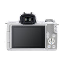 Canon EOS M50 Mark II with EF-M 15-45mm IS STM Lens Kit (White)