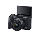 Canon EOS M6 Mark II Mirrorless Camera with EF-M 15-45mm IS STM Lens Specialty Kit (Black)