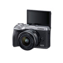 Canon EOS M6 Mark II Mirrorless Camera with EF-M 15-45mm IS STM Lens Specialty Kit (Silver)