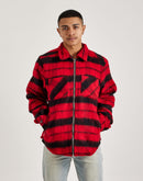 EPTM Mohair Zip-Up Flannel