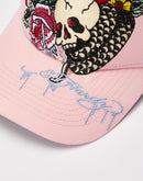 Ed Hardy Cobra Rhinestone Trucker Hat