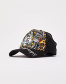 Ed Hardy Battle Skull Leopard Trucker Hat