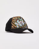 Ed Hardy Battle Skull Leopard Trucker Hat