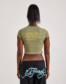 Ed Hardy Love Kills Slowly Skull Baby Tee