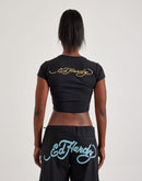 Ed Hardy Rhinestone Mi Amor Baby Tee