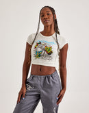Ed Hardy Rhinestone Butterfly Baby Tee