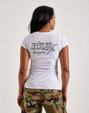 Ed Hardy Rose Skull Slim-Fit Tee
