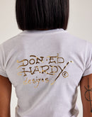 Ed Hardy Brave Eagle Rose Slim-Fit Tee