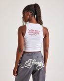 Ed Hardy Cross Rhinestone Tank Top