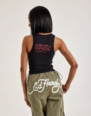 Ed Hardy Love Kills Slowly Rhinestone Tank Top