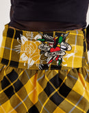 Ed Hardy Plaid True Eagle Mini Skirt