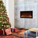 Electric Fireplace In-Wall Recessed With Remote Control and Adjustable Color and Brightness-36 Inches