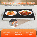 Electric Warming Food Warmer With Adjustable Temperature Control and Overheat Protection