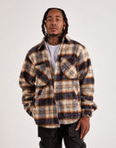 EPTM Side Slit Flannel Shirt