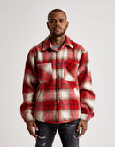 EPTM Side Slit Flannel Shirt