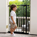 36" Tall Baby Gate - Black