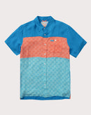 BLUE LABEL APPAREL LLC Born Fly Supremely Fly Woven Printed Collar Shirt