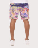 Akoo Landscape Nylon Printed Shorts