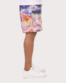 Akoo Landscape Nylon Printed Shorts