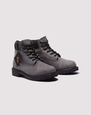 Timberland 6" Premium Grade School Boys' "Medium Grey Nubuck" Boot