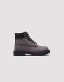 Timberland 6" Premium Grade School Boys' "Medium Grey Nubuck" Boot