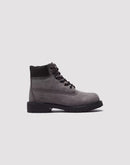 Timberland 6" Premium Preschool Boys' "Medium Grey Nubuck" Boot