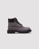 Timberland 6" Premium Toddler Boys' "Medium Grey Nubuck" Boot