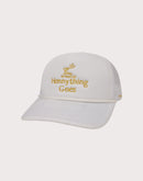 GENERAL RELATIVITY COMPANY LLC Hennything Goes Trucker White/Gold Snapback