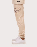 Hustle Gang Poritco Fleece Pants - Oyster Grey