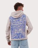 SJP DISTRIBUTION COMPANY Sixth June Azulejos Printed Beige Hoodie