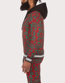 Hustle Gang Sangria Red Hoodie