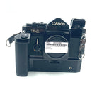 Used Canon F-1 w/ Motor Winder, Flash Adapter - READ