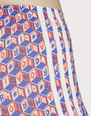 Adidas x FARM All Over Print Blue/Red Bike Shorts