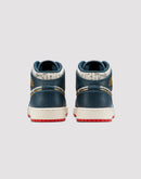 Nike 1 Mid SE Grade School Boys' "Armory Navy/Metallic Gold/Pale Ivory"