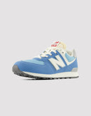 New Balance 574 Grade School Boys' "Racing Blue/White"