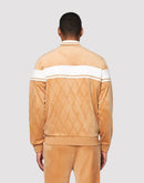 Sergio Tacchini Debossed Damarindo Velour Track Jacket